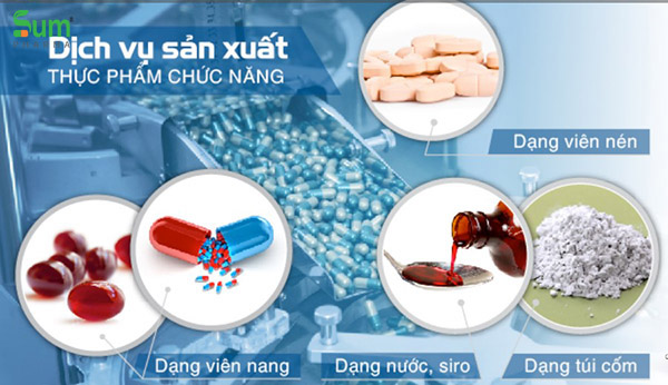 Nhập khẩu thực phẩm chức năng số lượng ít chuẩn GMP